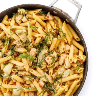 Italian Chicken Pasta with Artichokes