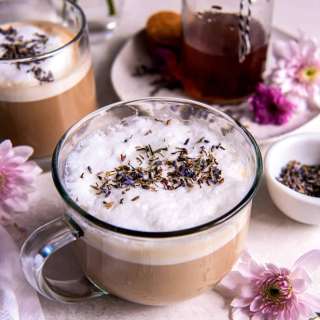 Homemade Lavender Latte