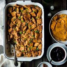 Apple Raisin Easy Gluten-Free Stuffing
