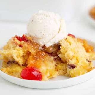 Pineapple Upside Down Dump Cake