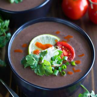 Black Bean Salsa Soup