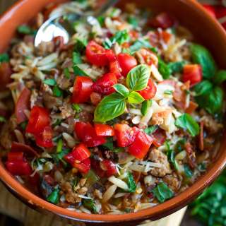 Pizza Supreme Instant Pot Orzo