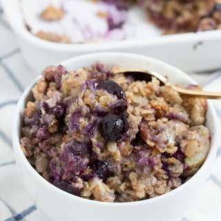 Blueberry Banana Bake Oatmeal