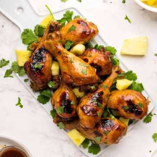Slow Cooker Hawaiian BBQ Chicken Drumsticks