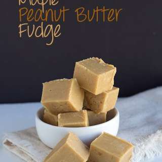 Maple Peanut Butter Fudge