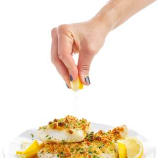 Parmesan Crusted White Fish