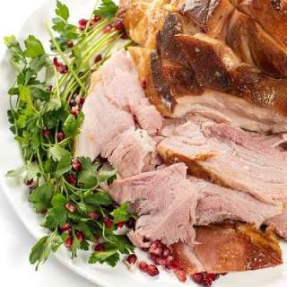 Baked Ham with Brown Sugar Mustard Glaze
