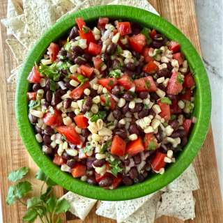 Black Bean and Corn Salsa Dip