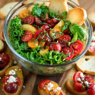 Healthy Bruschetta Salad