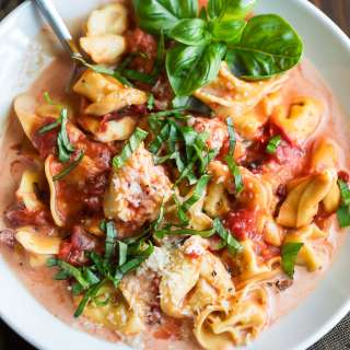 Instant Pot Tortellini with Basil and Parmesan