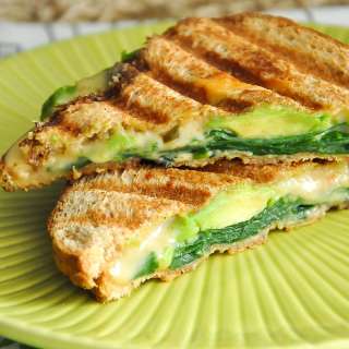 Spinach and Avocado Grilled Cheese