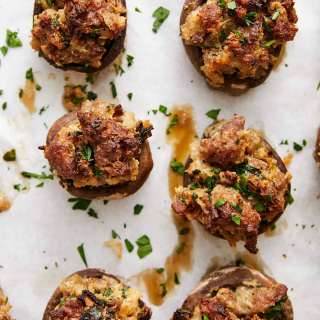 Sausage-Stuffed Mushrooms