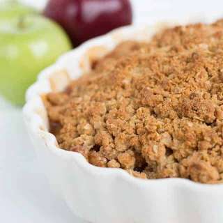 Peanut Butter Apple Crumble