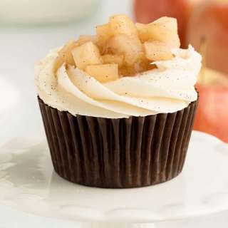 Apple Pie Cupcakes with Vanilla Buttercream