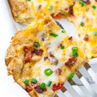 Cheesy Roasted Potato Breakfast Bake