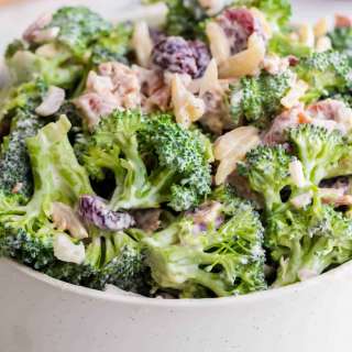 Broccoli Crunch Salad with Creamy Dressing