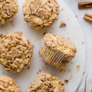 Coffee Cake Muffins with Sour Cream