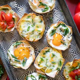 Breakfast Wonton Egg Cups