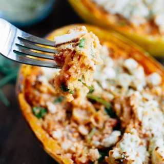 Stuffed Spaghetti Squash Lasagna Bowls