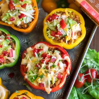 Cheeseburger Stuffed Peppers