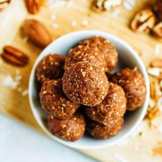 German Chocolate Energy Bites