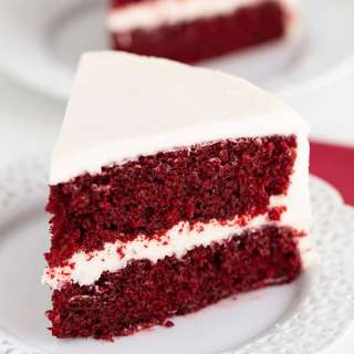 Red Velvet Cheesecake with Cream Cheese Frosting