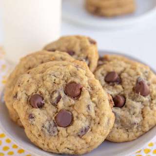 Banana Chocolate Chip Cookies