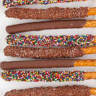 Chocolate Covered Pretzel Rods