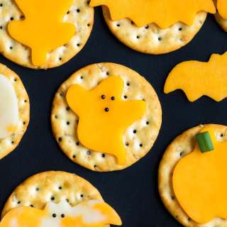 Halloween Cheese and Crackers