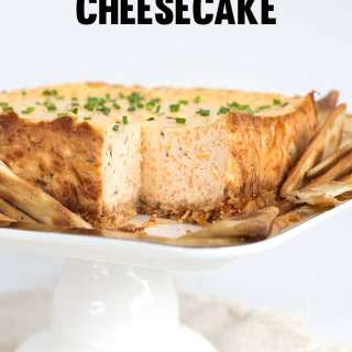Savory Garlic and Herb Cheesecake