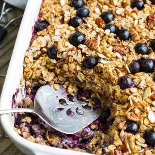 Blueberry Baked Oatmeal