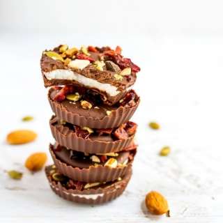 Trail Mix Coconut Butter Cups