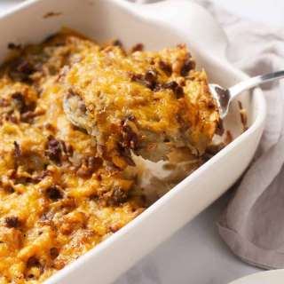 No-Egg Breakfast Casserole