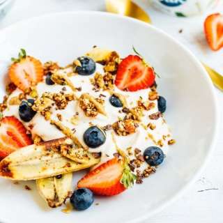 Vegan Banana Split Breakfast