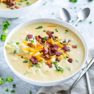 Cheesy Broccoli Potato Chowder