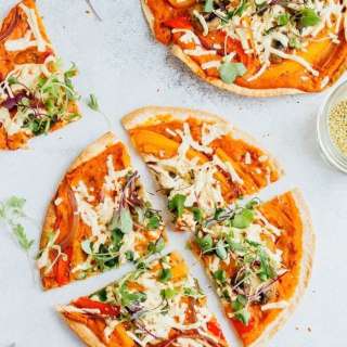 Vegan Tortilla Pizzas