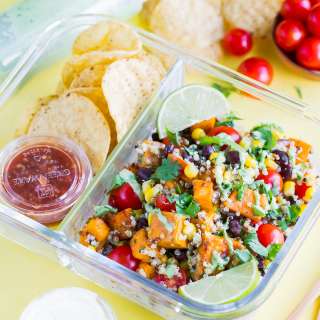 Black Bean and Sweet Potato Quinoa Salad