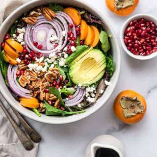 Pomegranate Persimmon Salad