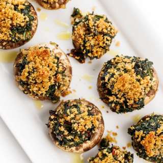 Vegan Stuffed Mushrooms