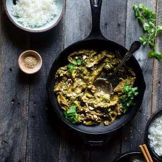 Curry Beef and Broccoli with Cashew Butter