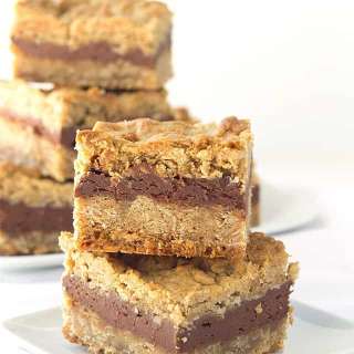Chocolate Peanut Butter Oatmeal Bars