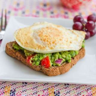 Guacamole Toast for Breakfast