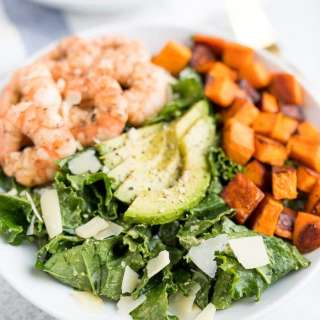 Caesar Salad with Shrimp