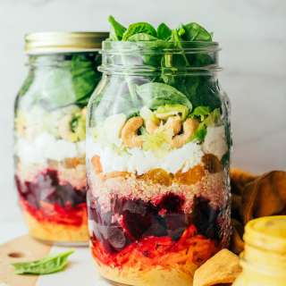 Beet Power Mason Jar Salad