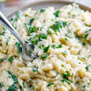 Garlic Parmesan Orzo