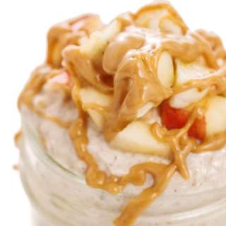 Apple Peanut Butter Overnight Oats