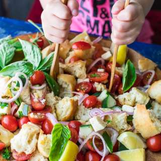 Tomato Panzanella (Tuscan Bread Salad)