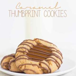 Caramel Thumbprint Cookies