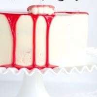 Goosebumps White Vampire Bite Cake