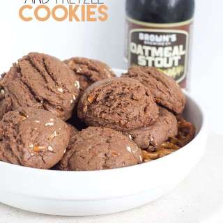 Chcocolate Stout and Pretzel Cookies